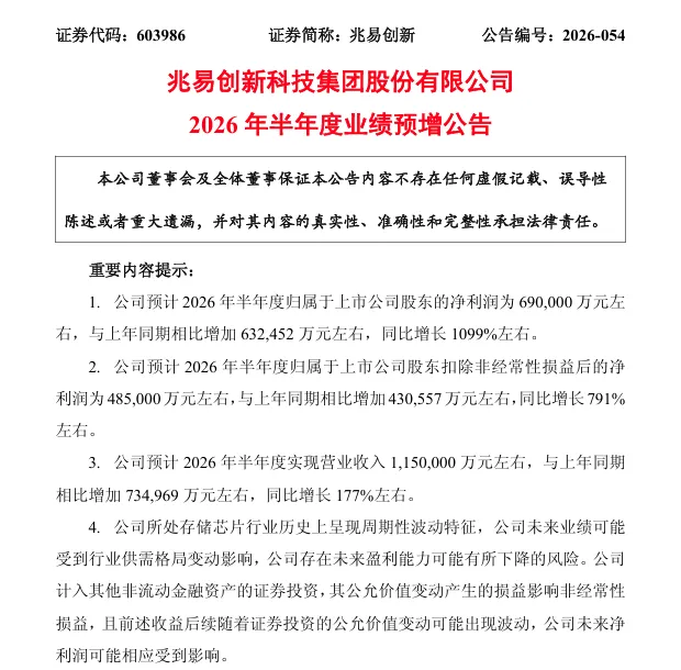 存储芯片周期彻底反转,中报业绩集体暴增